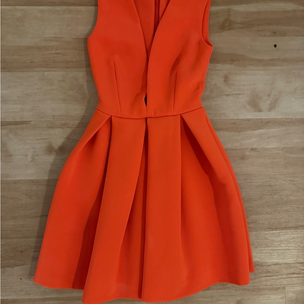 Orange Sleeveless Dress